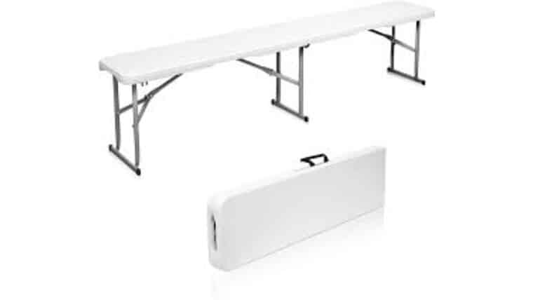 6′ Plastic Folding Bench | Rental