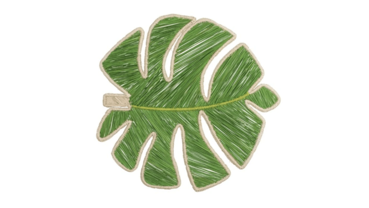 Green Leaf Woven Placemat | Rental Green Leaf Woven Placemat | Rental
