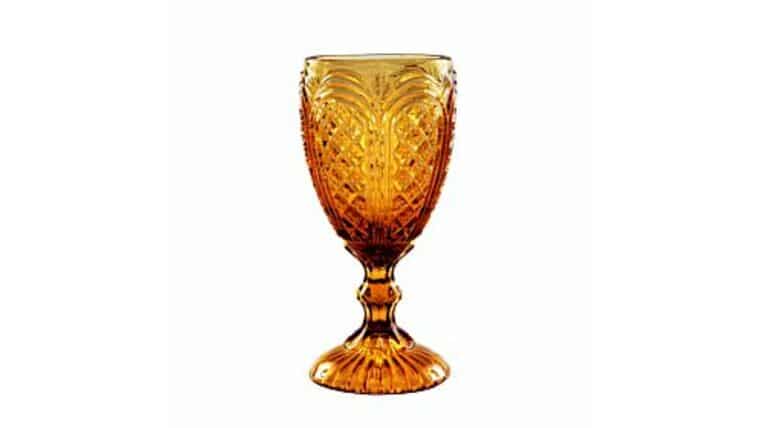 Carousel,  Beverage Glass/Goblet – Amber 11oz | Rental