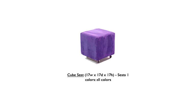 Cube Seat – Purple | Rental
