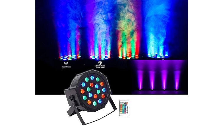 Battery PAR 50 Rechargeable LED DMX DJ Club Wash Up-Light w/Remote | Rental Battery PAR 50 Rechargeable LED DMX DJ Club Wash Up-Light w/Remote | Rental