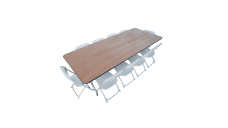 Banquet Table | Wood | 8′ x 30″ x 24″w | Kids | Rental