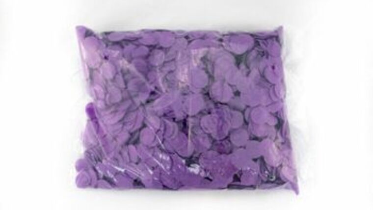 1″ Purple Tissue Circles (1lb) | Purchase | Rental
