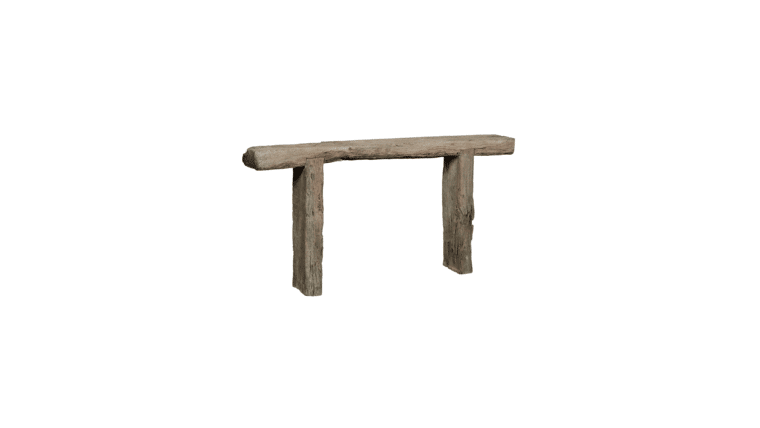 6′ Railroad Tie Wood Bench | Rental