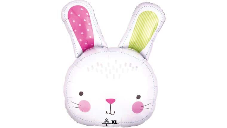 37″ Easter Hello Bunny Anagram Balloon | Purchase | Rental