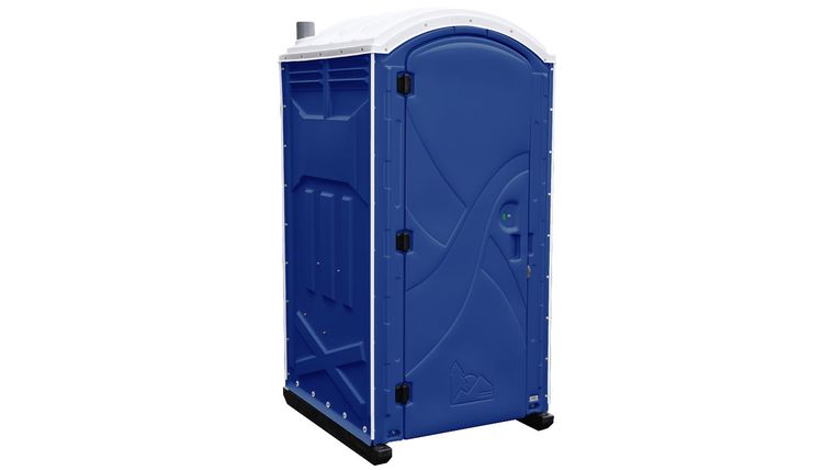 Dark Blue Axxis Portable Restroom Unit | Rental Dark Blue Axxis Portable Restroom Unit | Rental