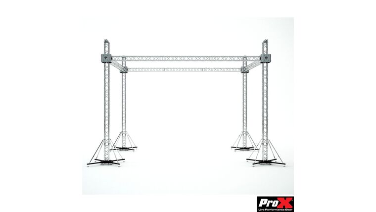 Stage Flat Roofing System Package With 4 Chain Hoists | 30 Ft W x 20 Ft L x 23 Ft H | Rental Stage Flat Roofing System Package With 4 Chain Hoists | 30 Ft W x 20 Ft L x 23 Ft H | Rental