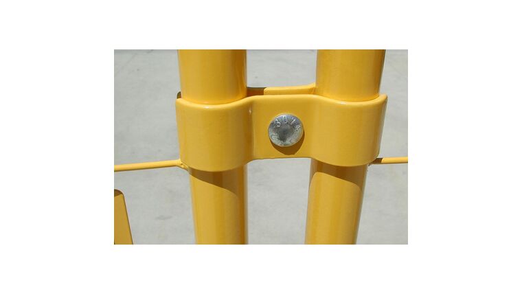 Yellow Perimeter Patrol Panel Clamps | Rental Yellow Perimeter Patrol Panel Clamps | Rental