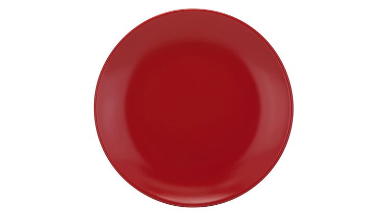 7 3/4″ Wazee Matte Salad Plate – Stoneware, Red | Rental 7 3/4″ Wazee Matte Salad Plate – Stoneware, Red | Rental