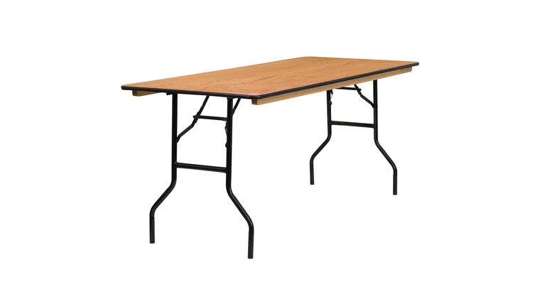 Banquet Table | Wood | Rectangle | 6 x 30″ | Rental