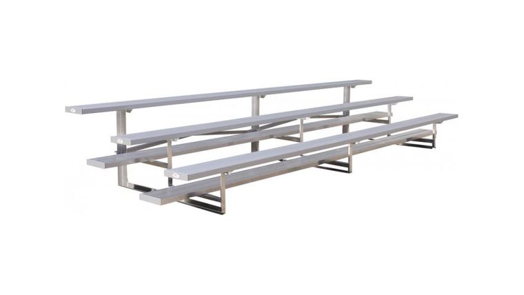 3 Row Tip N Roll Portable Aluminum Bleacher (Seats 30*) – 15′ | Rental 3 Row Tip N Roll Portable Aluminum Bleacher (Seats 30*) – 15′ | Rental