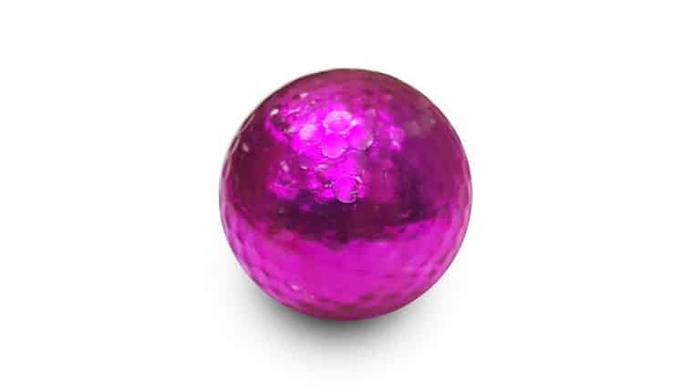Metallic Fuchsia Golf Ball | Rental Metallic Fuchsia Golf Ball | Rental