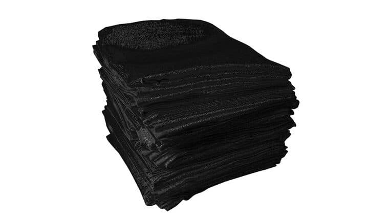 16′ x 4′ Black Banjo Drape | Rental