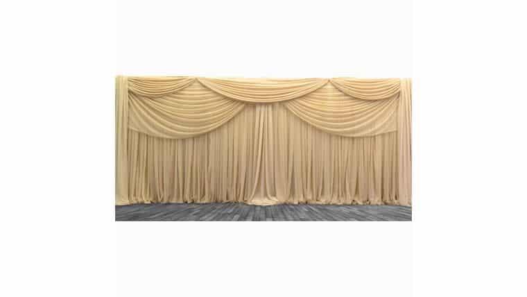 Drapery – Package – Double Valance 2 Panel Backdrop – 8′ – 20′ | Rental Drapery – Package – Double Valance 2 Panel Backdrop – 8′ – 20′ | Rental