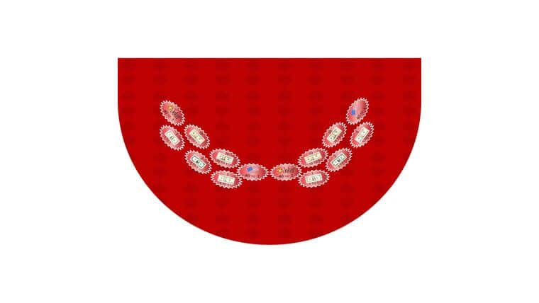 Money Wheel – 6′ Red Money Wheel Casino Game Kit | Rental Money Wheel – 6′ Red Money Wheel Casino Game Kit | Rental