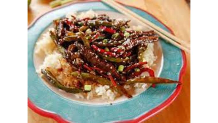 Rice Plate with Teriyaki Beef | Rental Rice Plate with Teriyaki Beef | Rental