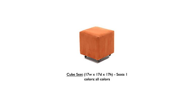 Cube Seat – Orange | Rental