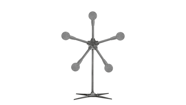4″ White Shooting Gallery Target With Star | Rental