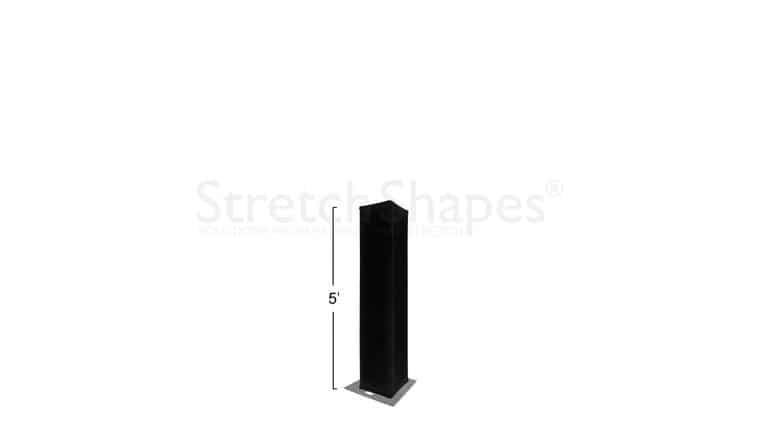 5′ Black Spandex Truss Sleeve Cover | Rental 5′ Black Spandex Truss Sleeve Cover | Rental