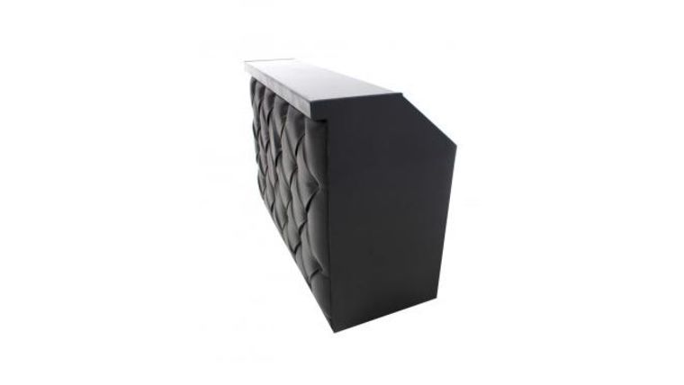 4′ Chesterfield Bar – Black | Rental