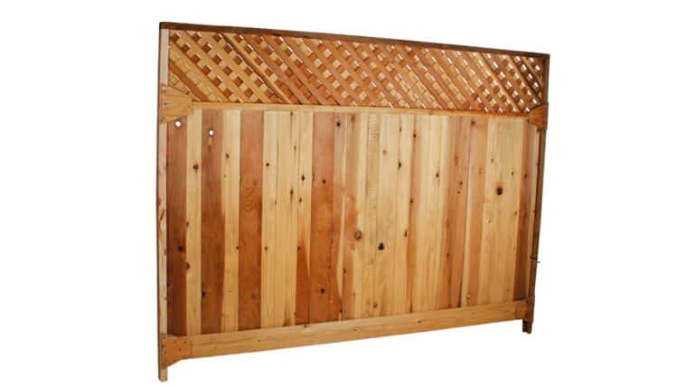 8′ x 6′ Redwood Fence Panel | Rental