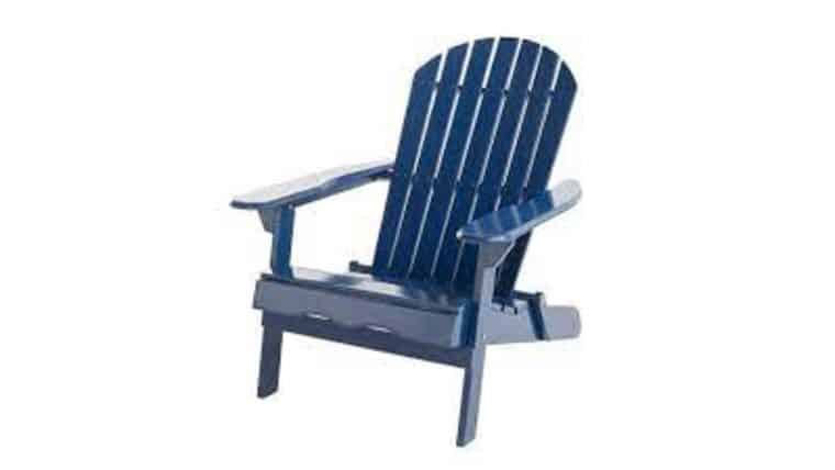 Adirondack Chair | Wood | Navy Blue | Rental Adirondack Chair | Wood | Navy Blue | Rental