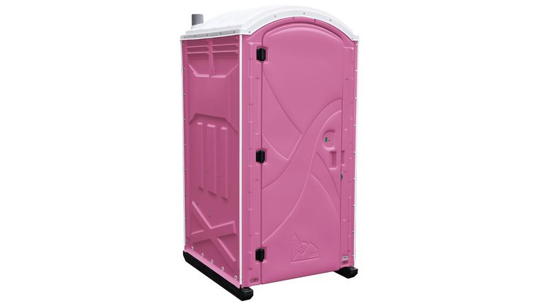 Pink Axxis Portable Restroom Unit | Rental