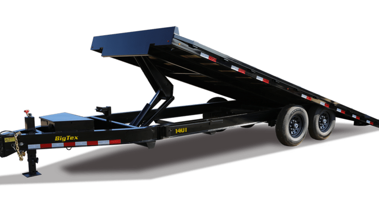 Equipment Trailer – Deck Over – Tilt Deck – Hydraulic – 8.5′ x  22′ | Rental