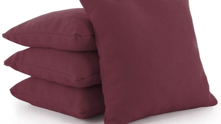 Burgundy Corn Hole Bean Bag | Rental Burgundy Corn Hole Bean Bag | Rental