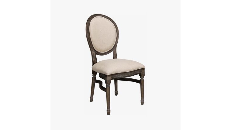Chloe Chair – w/Round Fabric Back – Grey Dust | Rental Chloe Chair – w/Round Fabric Back – Grey Dust | Rental