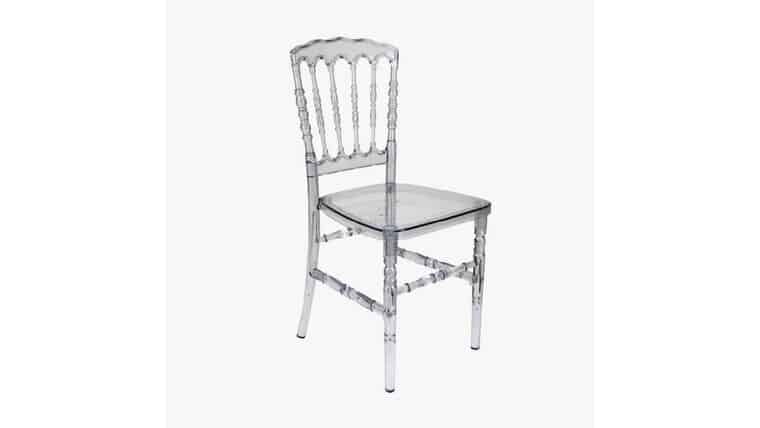 Napoleon Resin Chair – Clear | Rental