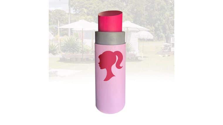 Barbie Lipstick Pedestal Prop – 42″ Tall | Rental Barbie Lipstick Pedestal Prop – 42″ Tall | Rental
