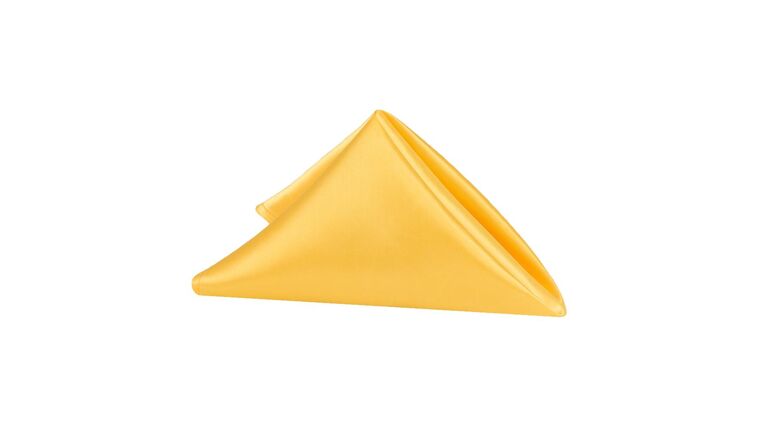Satin Napkin 20″x20″ – Canary Yellow (Bright Yellow) | Rental