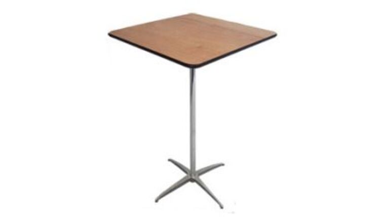 36″ Square High Boy Cocktail Table Kit – Wood | Rental 36″ Square High Boy Cocktail Table Kit – Wood | Rental
