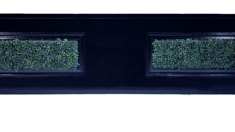 Stage Facade – 8′ Black Hedge | Rental
