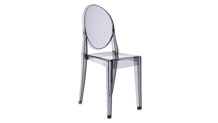 Ghost Arm-less Chair – Smoke Clear | Rental