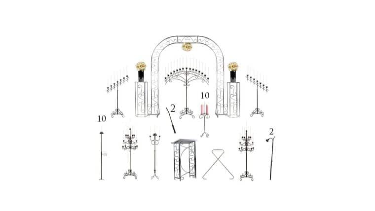 Complete Wedding Package – Traditional Candelabras | Rental