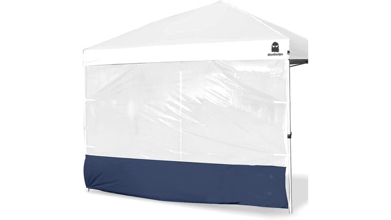 Clear Sidewall for 10×10 Pop up Canopy – Straight Leg, Splicing Transparent Canopy Walls, Instant Canopy Tent Sunwall 10×6.3 Ft – Navy | Rental