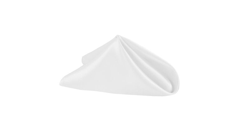 Satin Napkin 20″x20″ – White | Rental