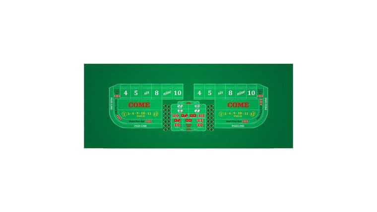 Craps – 8′ Casino Game Table Kit – Green | Rental Craps – 8′ Casino Game Table Kit – Green | Rental