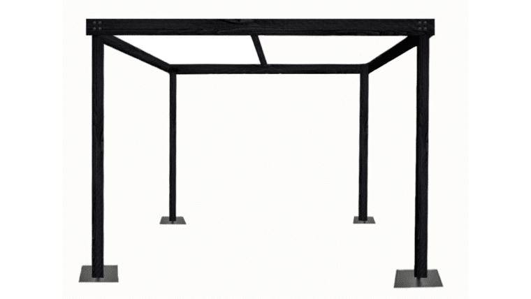 Cabana – 12 x 12’w x 8’h Black Wood Cabana | Rental