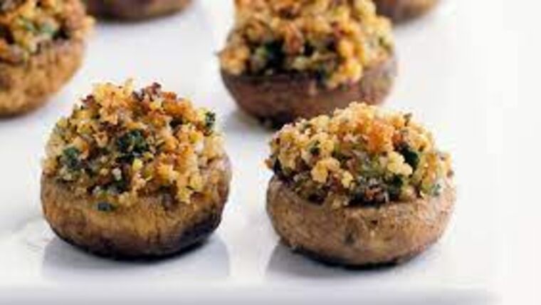 Medium Stuffed Mushroom Caps (Serves 25) | Purchase | Rental Medium Stuffed Mushroom Caps (Serves 25) | Purchase | Rental