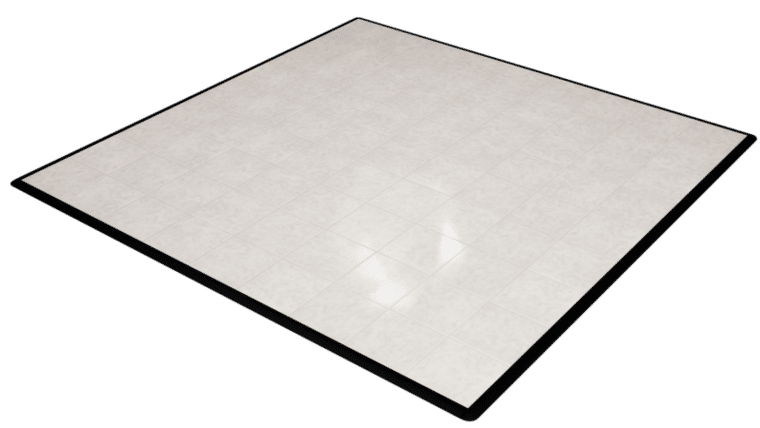 9′ x 9′ White Marble Dance Floor | Rental