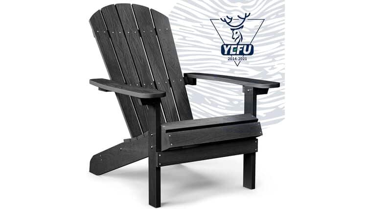 Adirondack Chair | Poly | Black | Rental Adirondack Chair | Poly | Black | Rental