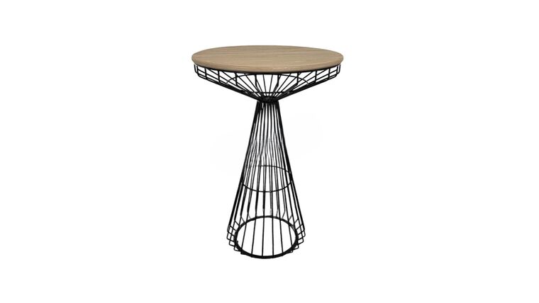 Hawaii Bar Table – Black w Oak Top | Rental Hawaii Bar Table – Black w Oak Top | Rental