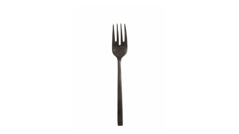 Arezzo Brushed Black Salad Fork | Rental Arezzo Brushed Black Salad Fork | Rental