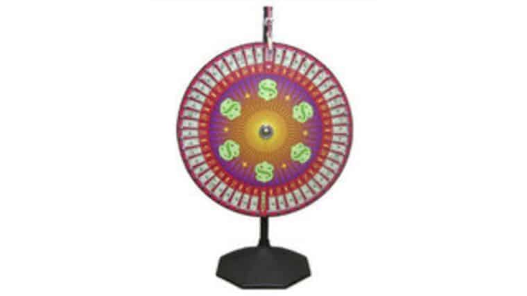 Custom Money Spin Wheel With Stand Game | Rental Custom Money Spin Wheel With Stand Game | Rental