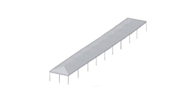 30′ x 90′ Frame Tent | White | Rental