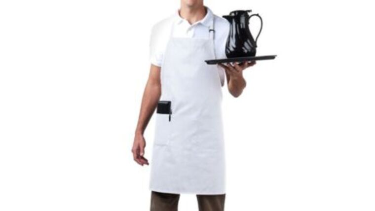 Full Length Bib Apron – White | Rental Full Length Bib Apron – White | Rental