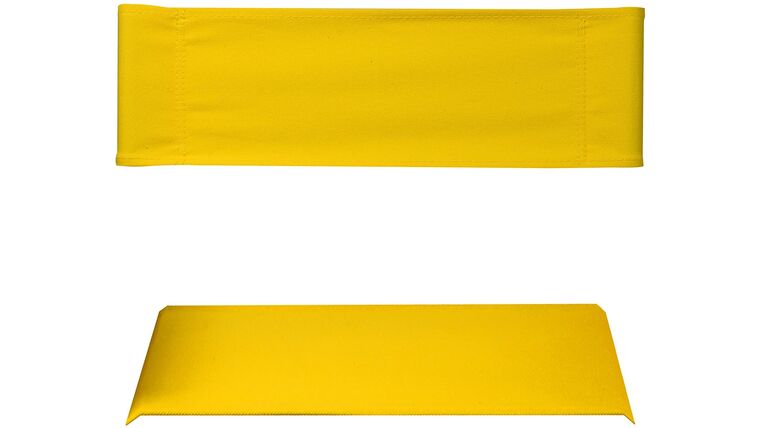 Directors Chair Canvas – Top & Bottom – Yellow | Rental